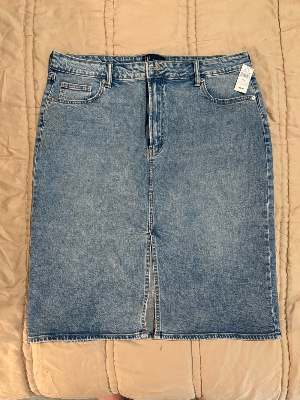 GAP Light Blue Denim Skirt with Tag